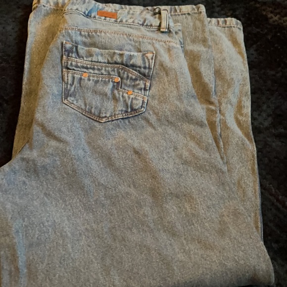 Color blue new jeans Colombia size 12 USA size 7 - Picture 3 of 5